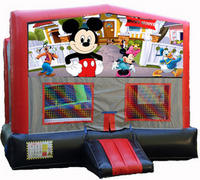 Mickey Mouse Red/Black/Gray Module Bounce House Mickey Mouse Red/Black/Gray Module Bounce House