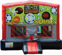 Sports Red/Black/Gray Module Bounce House Sports Red/Black/Gray Module Bounce House