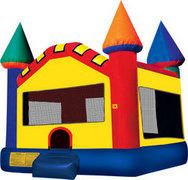 Multi Colored Castle II Bounce House Multi Colored Castle II Bounce House