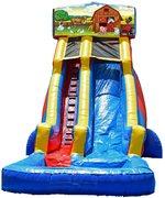 22 ft Module Animal Farm Waterslide 22 ft Module Animal Farm Waterslide