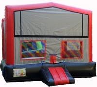 Plain Red/Black/Gray Module Bounce House Plain Red/Black/Gray Module Bounce House